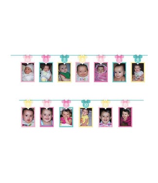 Minnie Fun To Be One Photo Garland - 12ft