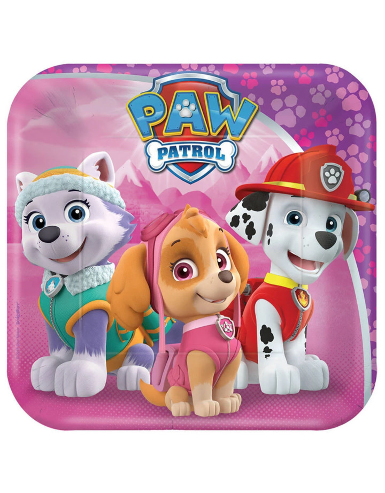 Paw Patrol Girl Dessert Plates - 8ct - Party On!