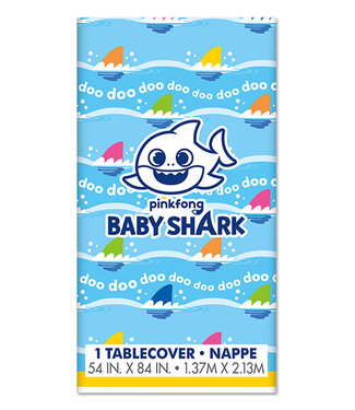 UNIQUE INDUSTRIES INC Baby Shark Plastic Table Cover