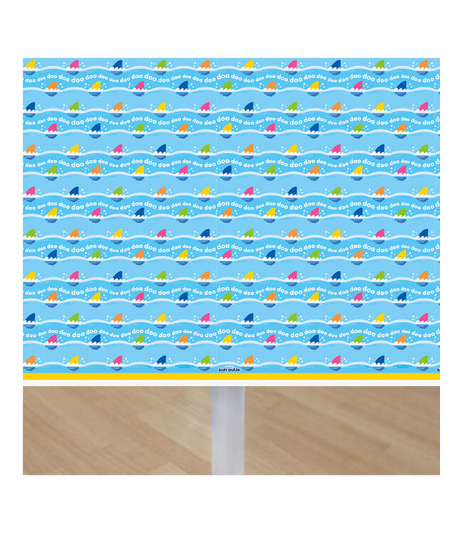 UNIQUE INDUSTRIES INC Baby Shark Plastic Table Cover