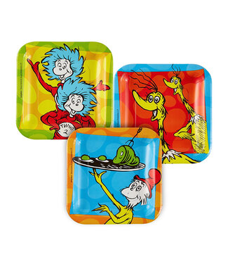 Dr. Seuss 7in Square Plates - 8ct