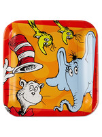 Dr. Seuss Square 9in Plates - 8ct