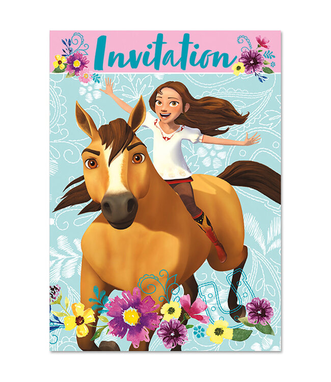 UNIQUE INDUSTRIES INC Spirit Riding Free Invitations - 8ct