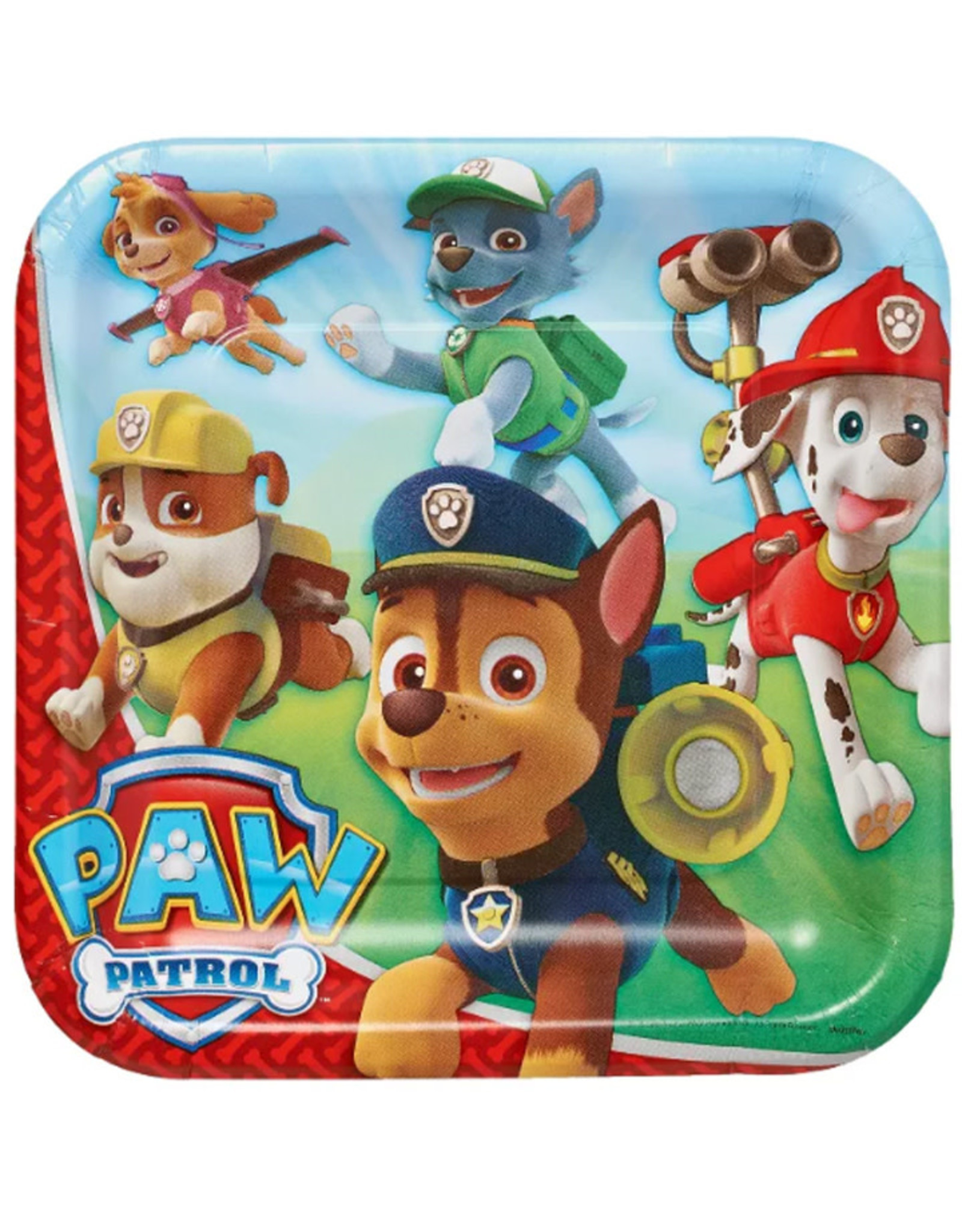 paw patrol plates