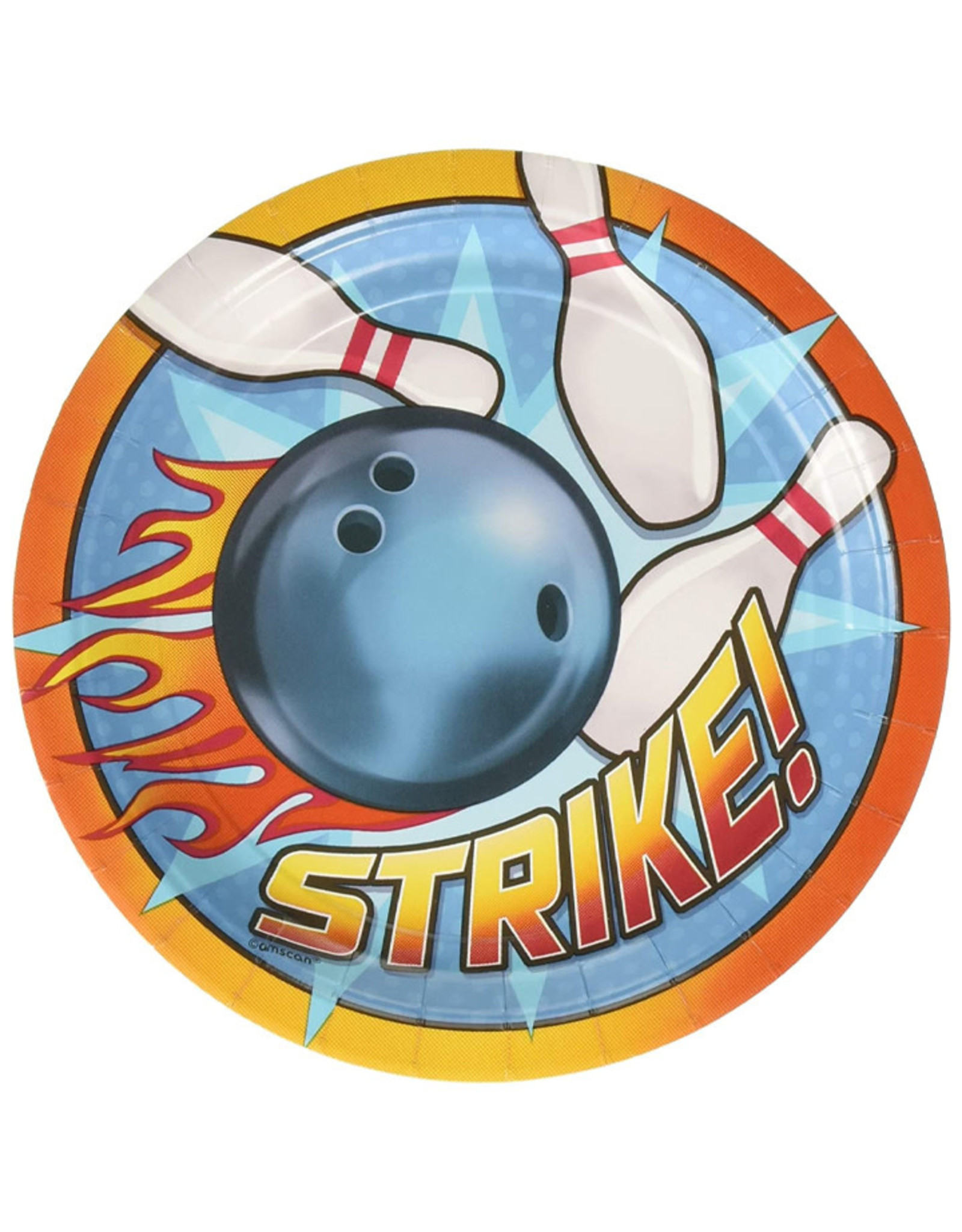 Bowling 9" Lunch Plates - 8ct - Party On!