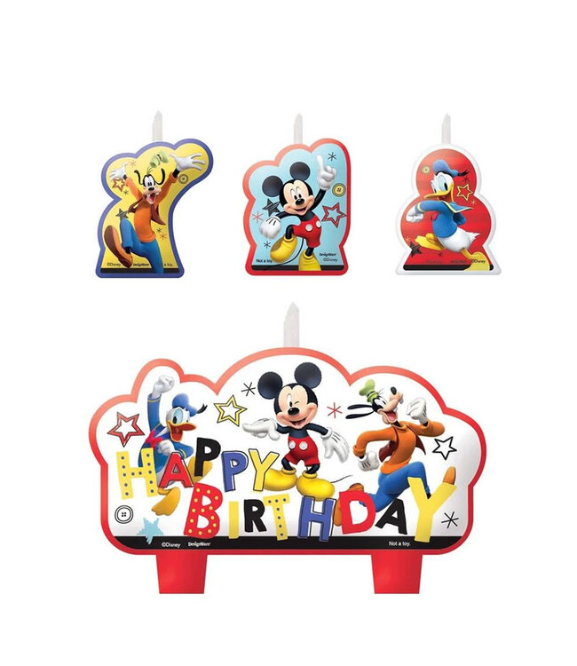Mickey On The Go Candle Set - 4ct