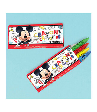Mickey On The Go Crayons - 12ct