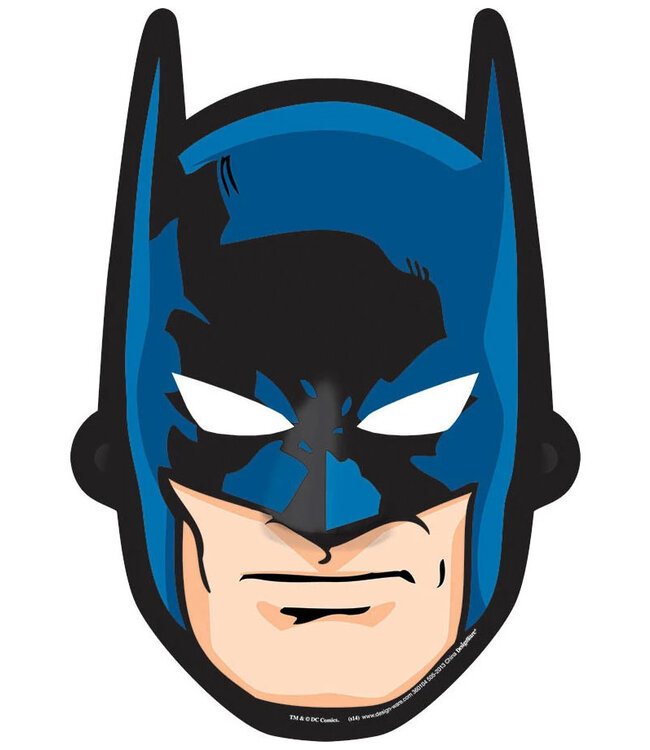 Batman Paper Masks - 8ct