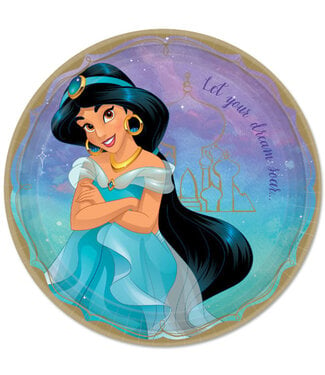 Disney Princess Jasmine 9in Plates - 8ct