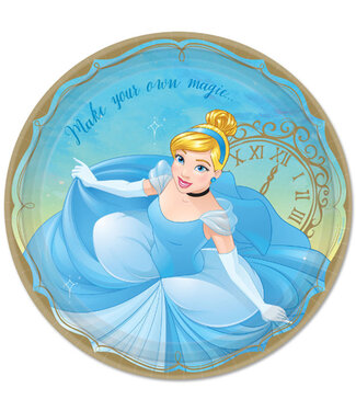 Disney Princess Cinderella 9in Plates - 8ct