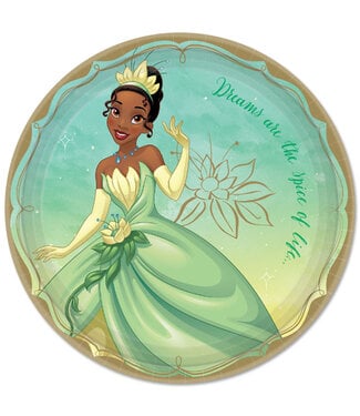 Disney Princess Tiana 9in Plates - 8ct