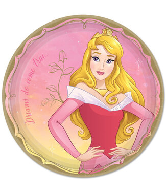 Disney Princess Aurora 9in Plates - 8ct