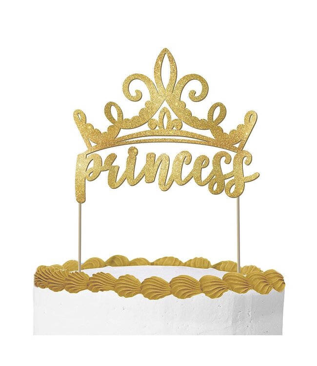 Glitter Disney Princess Once Upon a Time Cake Topper