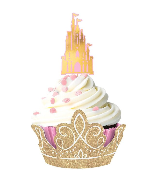 Glitter Disney Princess Once Upon a Time Cupcake Kit