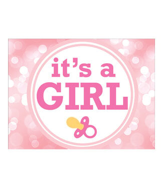 Its a Girl Yard Sign
