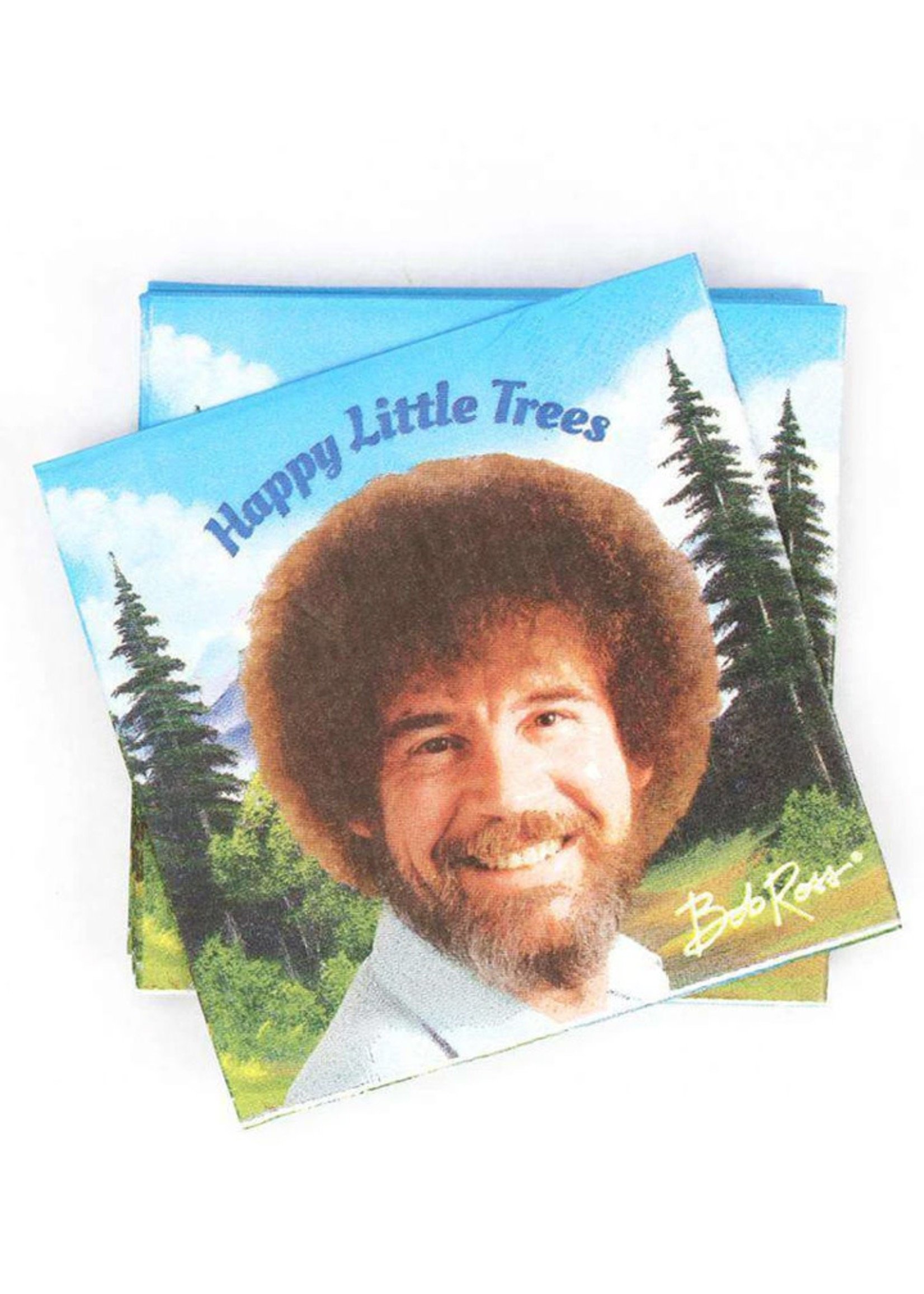 PRIME PARTY Bob Ross Classic Beverage Napkins (20 pack)