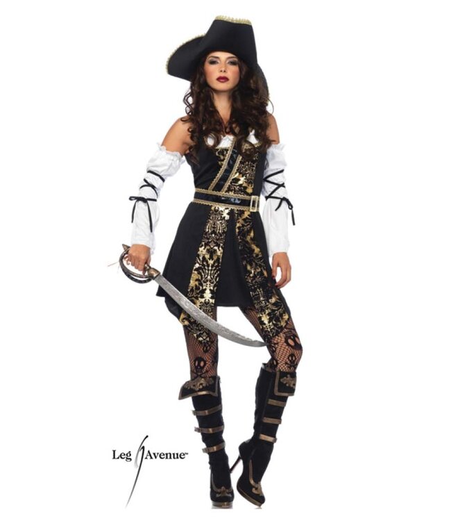 LEG AVENUE Black Sea Buccaneer - Women's