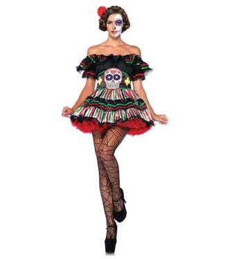 LEG AVENUE Day of the Dead Doll - Women's