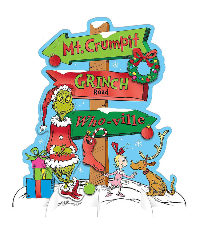Traditional Grinch Whoville Table Sign