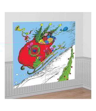 Amscan Traditional Grinch Scene Setter