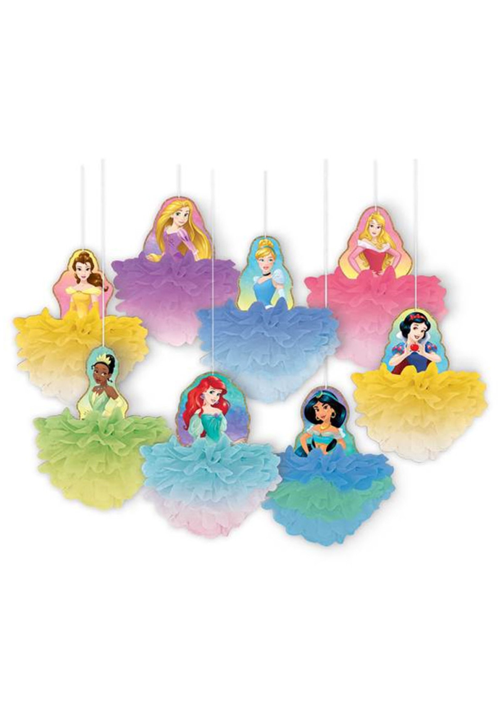 Disney Princess Once Upon A Time Deluxe Fluffy Decorations Party On