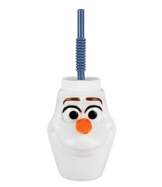 Disney Frozen Olaf Cup with Straw