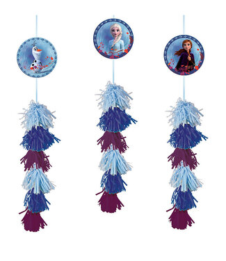 Disney Frozen Tassel Decorations - 3ct