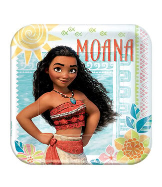Moana Lunch Plates 8ct