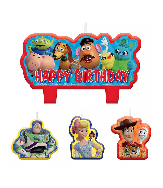 Toy Story 4 Candles 4ct