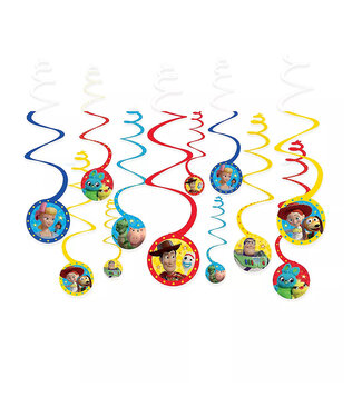 Toy Story 4 Swirl Decorations 12ct