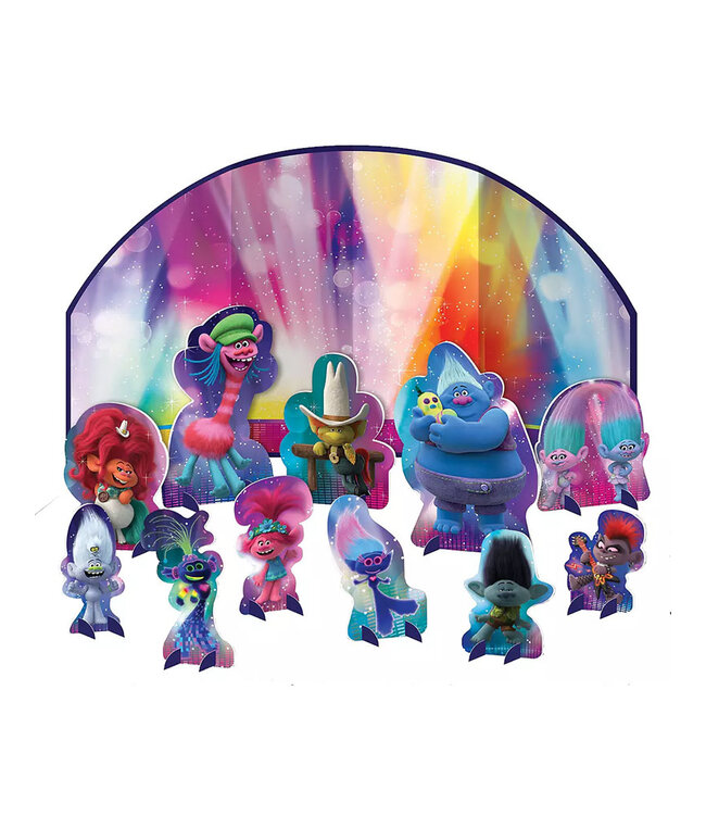 Trolls World Tour Table Decorating Kit 12pc