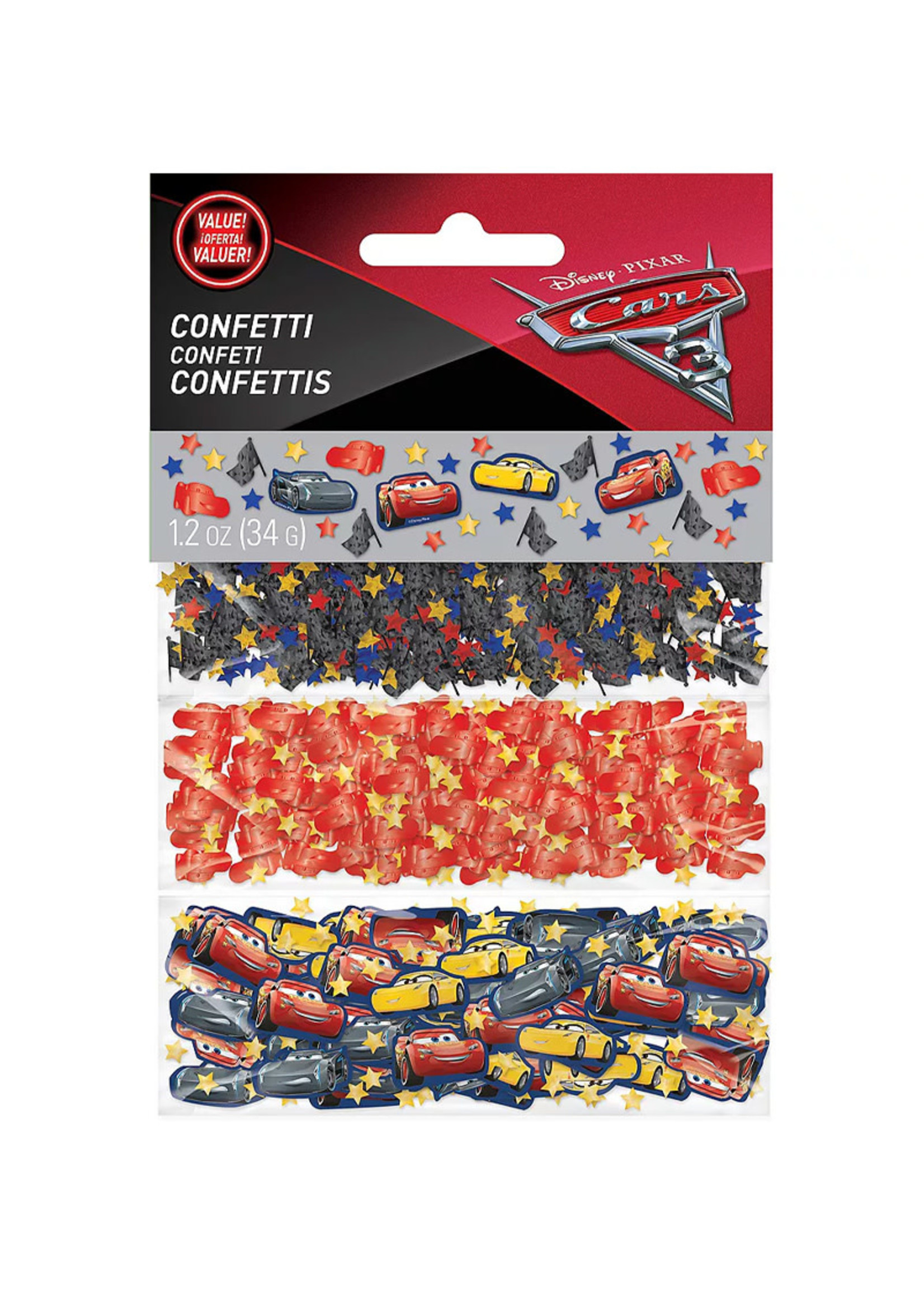Cars 3 Confetti