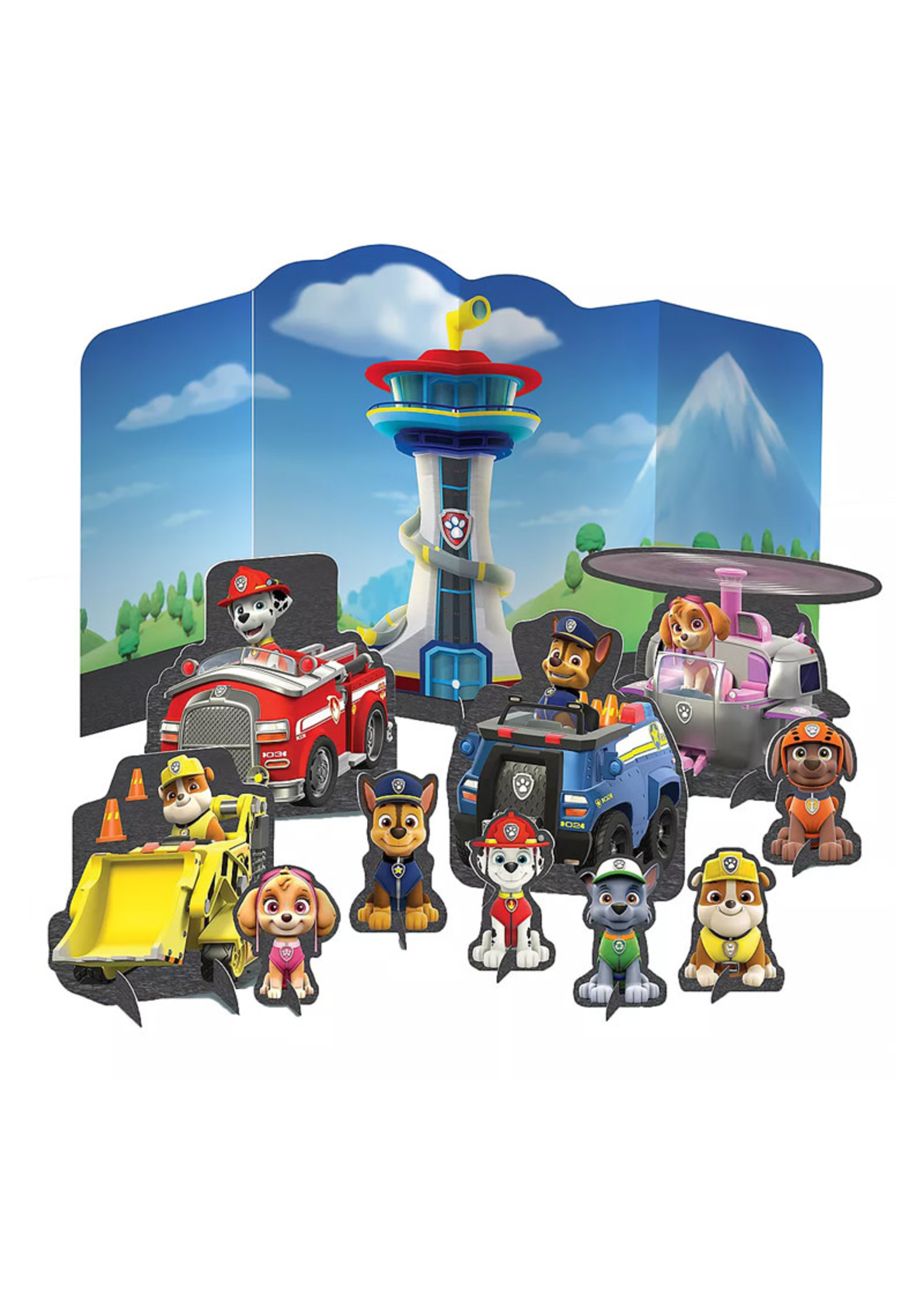 PAW Patrol Adventures Table Decorating Kit 11pc Party On!