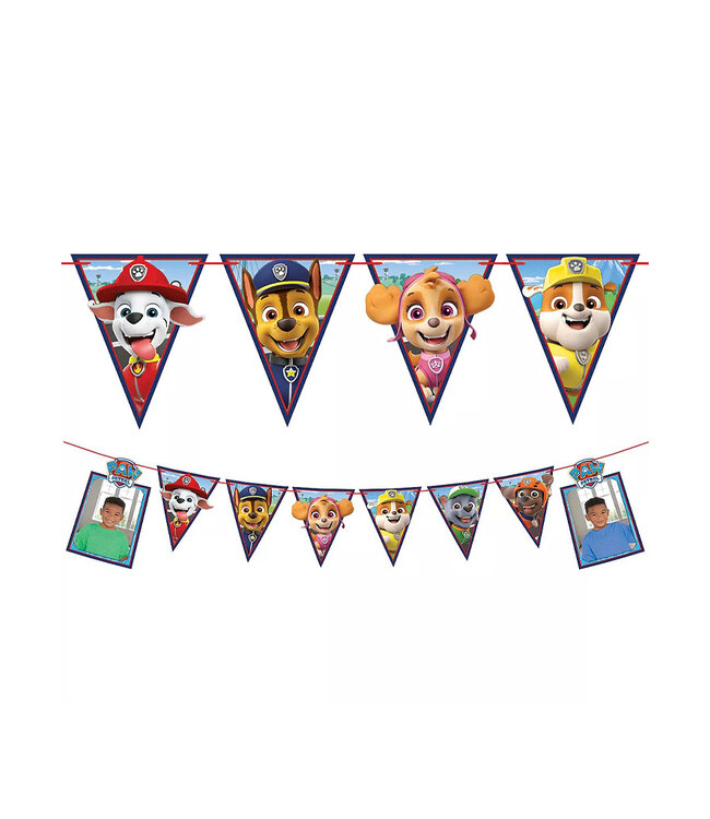 PAW Patrol Adventures Photo Pennant Banner