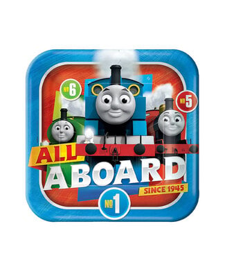 Thomas All Aboard Lunch Plates 8ct