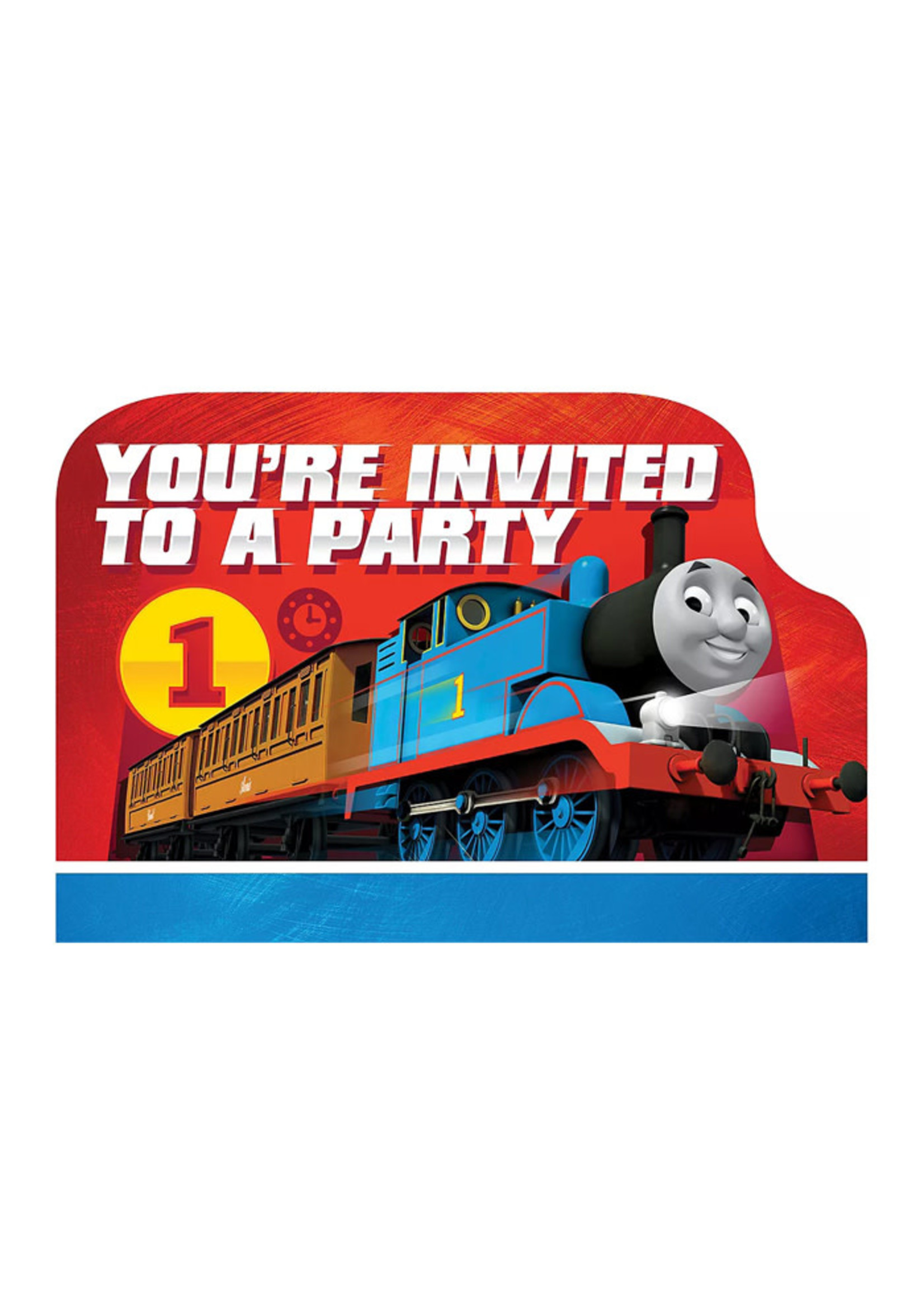 Thomas the Tank Engine Invitations 8ct - Party On!
