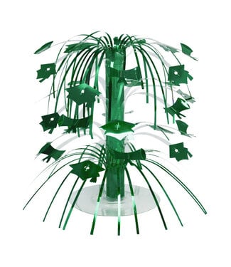 Creative Converting Grad Cap Mini Cascade Centerpiece - Green