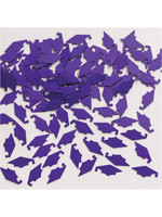 Creative Converting Purple Mortarboard Graduation Confetti - 0.5 oz
