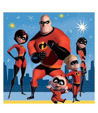 Incredibles 2 Lunch Napkins - 16ct