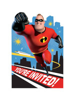 Incredibles 2 Postcard Invitations - 8ct