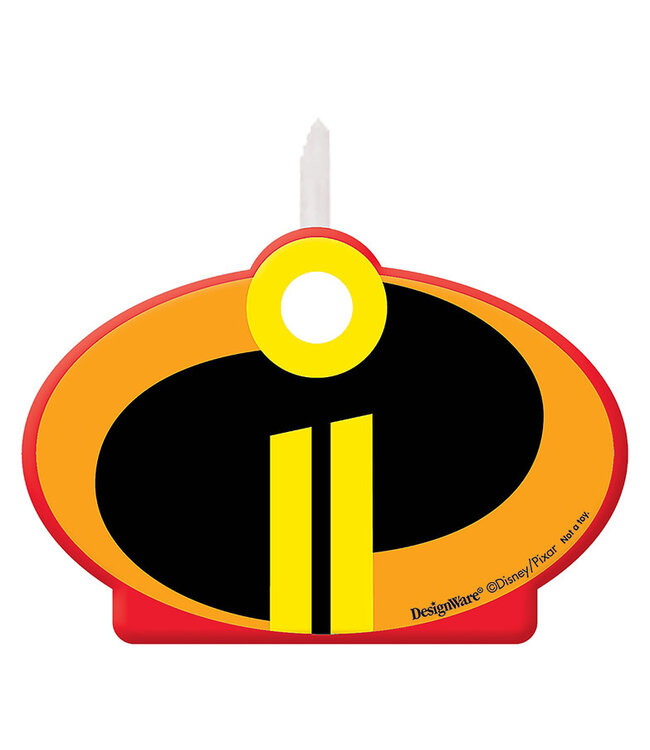 Incredibles 2 Birthday Candle