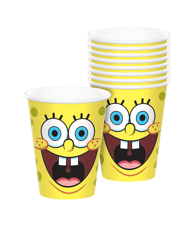 SpongeBob SquarePants Paper Cups, 9oz, 8ct