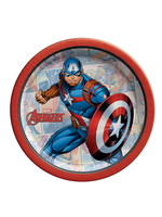 Marvel Powers Unite Captain America Dessert Plates 8ct