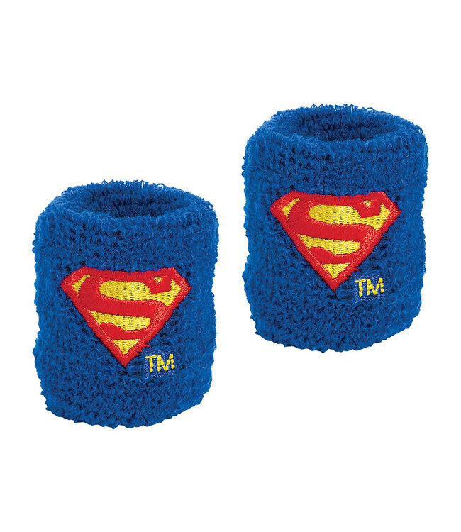 Justice League Heroes Unite Superman Sweatbands 8ct