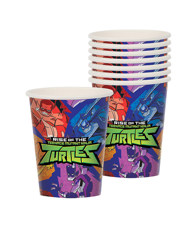 Rise of the Teenage Mutant Ninja Turtles Cups 8ct
