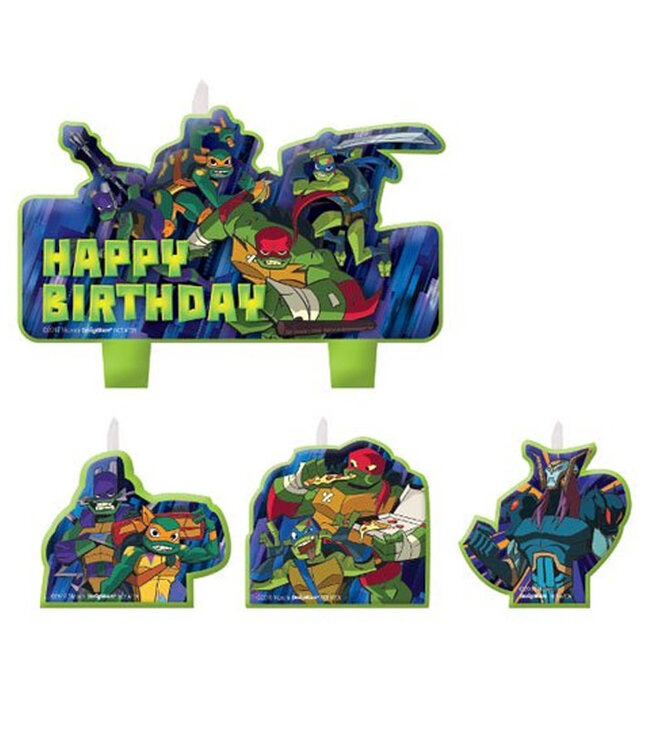 Rise of the Teenage Mutant Ninja Turtles Mini Candle Set - 4pc