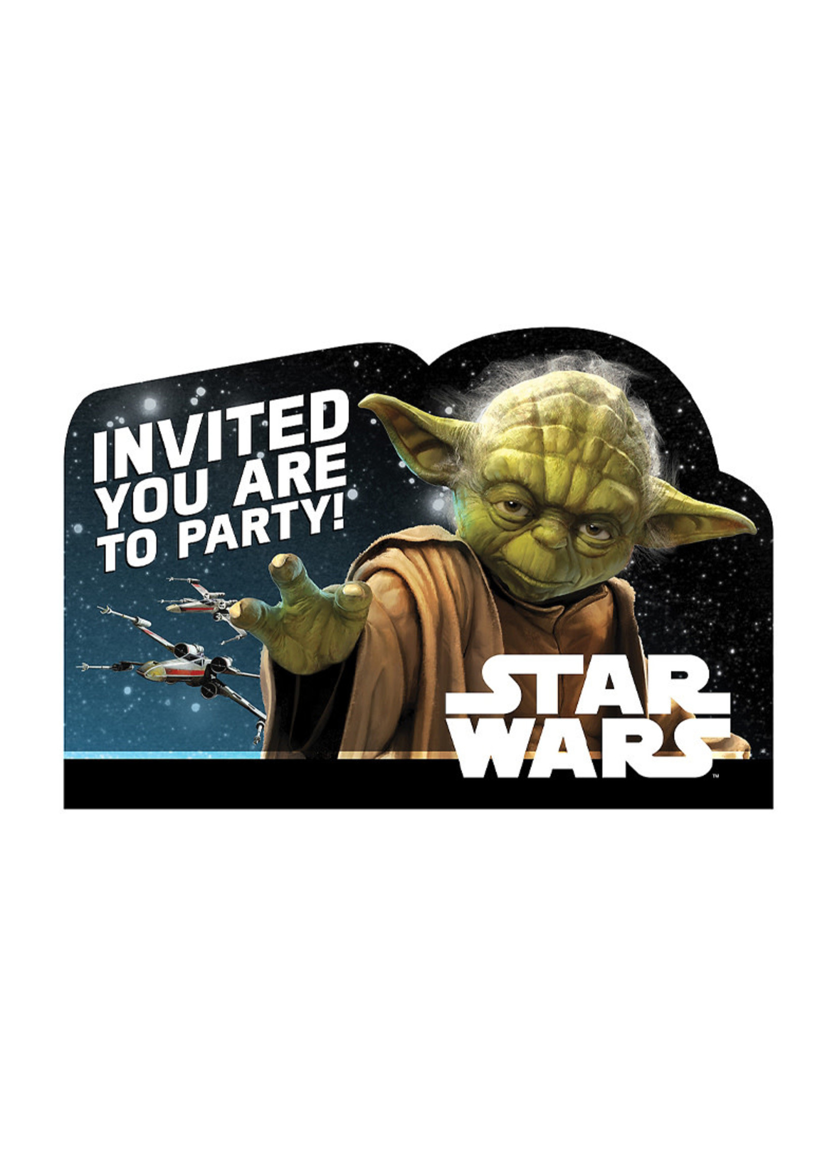 Star Wars Invitations 8ct - Party On!