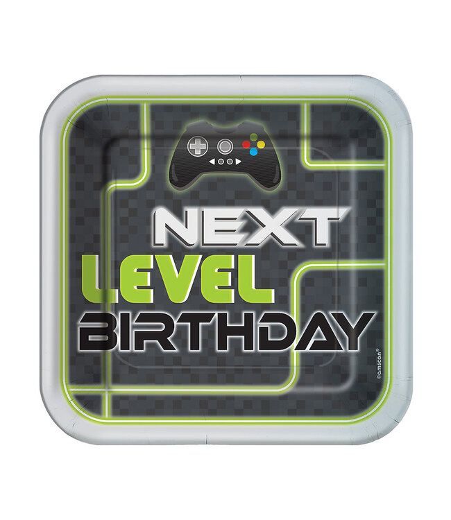 Level Up Lunch Plates 8ct