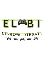 Level Up Birthday Banner with Mini Banner
