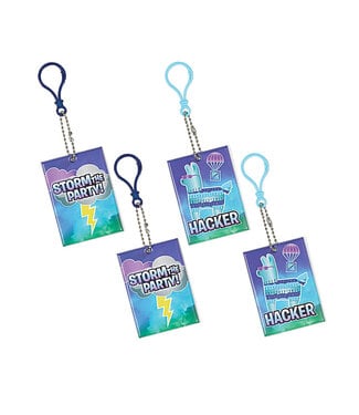 Clip-On Battle Royal Keychains 8ct